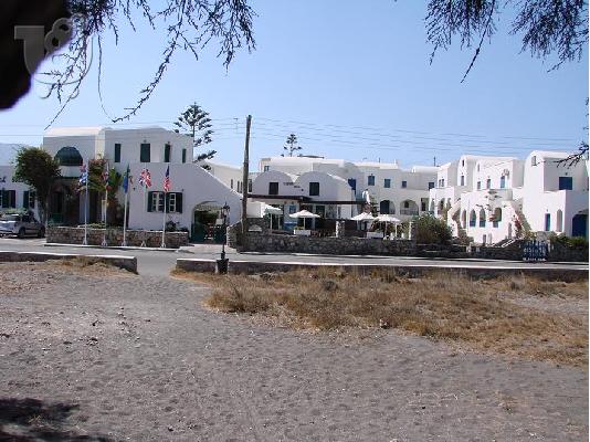 Strandhotell på Santorini Familiehotell leiligheter Scorpios Santorini Kamari Hellas
